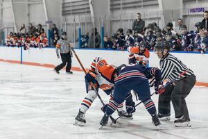 “Every time you go into the draw, it’s ‘win the draw,’ and that takes all five. They did a great job of it tonight, every single period.” Syracuse won the faceoff battle 45-20 in its 2-1 win over Robert Morris.