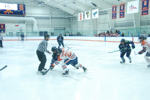 Syracuse’s defense held Mercyhurst scoreless for 45 minutes and stopped all five of its power plays despite losing 3-2.