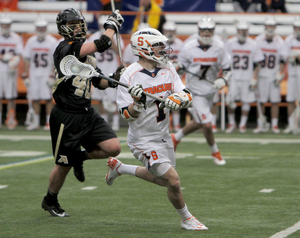 Syracuse midfielder Chris Daddio won just two faceoffs in the Orange's loss to Villanova.