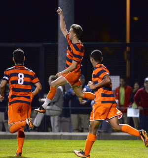 Juuso Pasanen and the Orange knocked off the Minutemen 3-0 on Wednesday night at SU Soccer Stadium. 