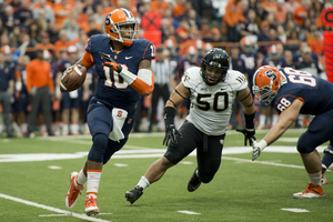 Terrel Hunt bought himself some extra practice time when he helped lead Syracuse to victory against Boston College in its regular-season finale. The extra month could prove beneficial for him in defending the starting quarterback job next season.