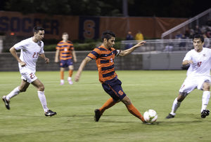 Nick Perea accounted for the third of Syracuse's trio of scores in the Orange's shutout victory over Cornell on Tuesday.