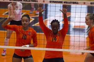 Santita Ebangwese and Syracuse struggled in their 3-1 defeat against Connecticut. 