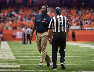 Dino Babers coached his first game at Syracuse on Friday. The Orange took down Colgate by 26 points.