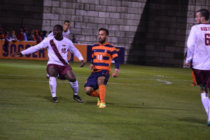 Sergio Camargo scored his first goal of the season against Virginia Tech on Friday night.