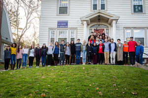 The fall 2016 staff of The Daily Orange.