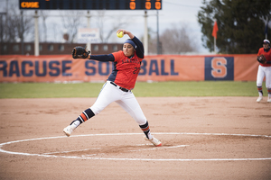 Romero pitched with efficiency. The freshman threw 75 pitches through five innings, notching her seventh win of the year. 