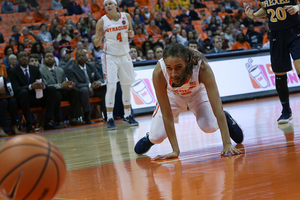 Syracuse shot 36.8 percent from the field while turning the ball over 23 times. 