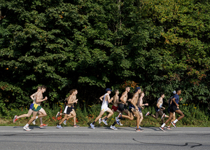 Syracuse, pictured during the cross country season, began its second week of the outdoor track season with a day of mixed results in New Jersey.