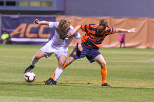 Syracuse allowed Colgate to score first in the 1-1 tie. 