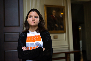 Emily Durand, a senior selected studies in education student at SU, has been involved with It’s On Us, a social movement aimed to raise public awareness surrounding sexual assault on college campuses, since her freshman year.