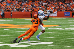 Ifeatu Melifonwu had six passes defended in 2018, and added two more in Saturday's win over Liberty. 