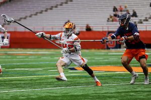 Long-stick midfielder Jared Fernandez recorded 14 ground balls and caused four turnovers for Syracuse during the shortened 2020 season.