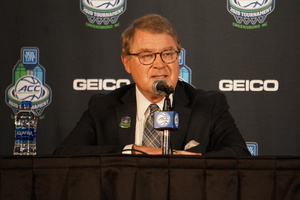 While ACC commissioner, John Swofford has helped expand the conference's number of schools from nine to 15 — including Syracuse's addition in 2013.