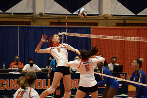 After recording 48 kills in Syracuse’s three wins this weekend, Marina Markova was named the ACC’s Player of the Week.