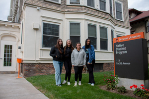 Indigenous students have to reserve meeting room times around classes that Syracuse University uses the Native Students Program building as an overflow space for.