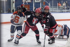 For the second straight game, Syracuse fell against RPI. This time the Orange were defeated 2-1 in overtime. 
