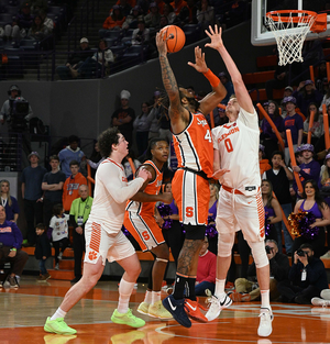 Despite recording a season-high three steals against Notre Dame, Eddie Lampkin Jr. failed to make an impact in that area against Clemson, losing the turnover battle 14-7.