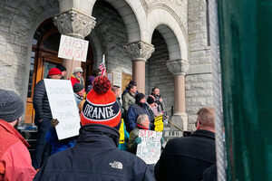 Citizen Action of New York held a rally in Syracuse to support public workers and unions against actions by Trump and Musk. Speakers warned of job losses and the negative impact on federal services.