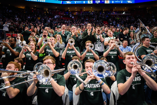 Both MSU and SU brought marching bands to the contest. 