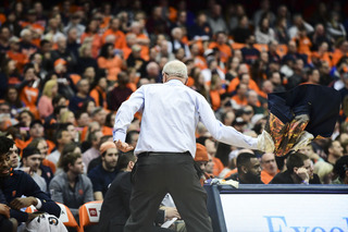 Syracuse is now 6-0 this season in games that head coach Jim Boeheim has thrown off his suit jacket.