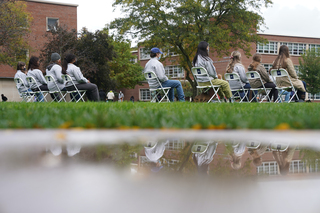 On the 33rd anniversary of the bombing of Pan Am Flight 103, which killed 270 people including 35 SU Abroad students, this year’s cohort of Remembrance Scholars sat in solidarity with those who lost their lives in the terrorist attack. Remembrance Week was canceled in 2020 due to the pandemic, but this October, SU hosted ceremonies such as the Rose-Laying Ceremony, the Celebration of Life and the Candlelight Vigil.